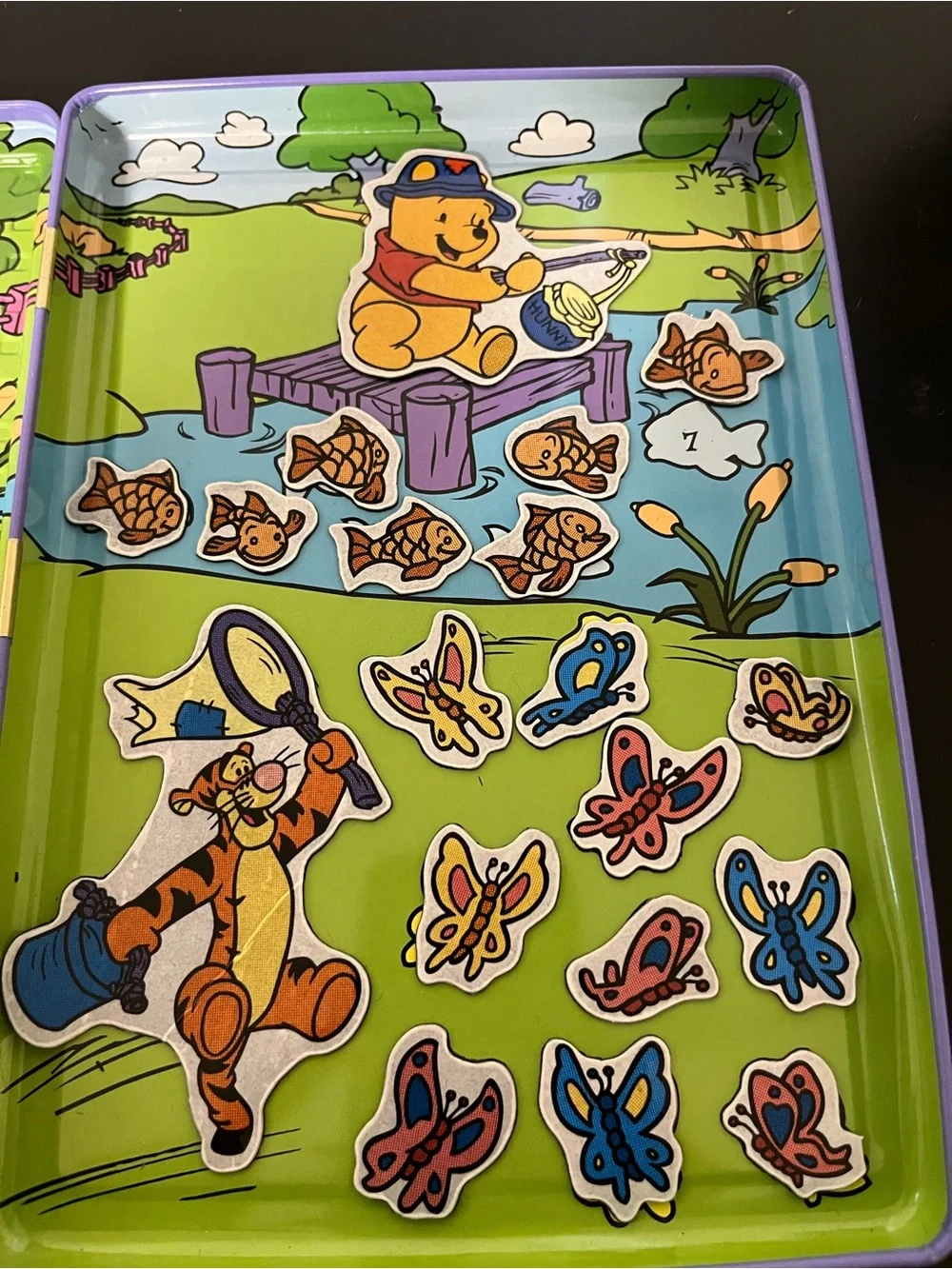 Vintage Disney Pooh Magnetic Fun 123 Collectors Edition Activity Set